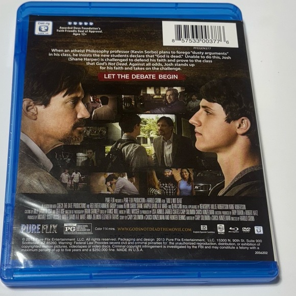 Christian Blu-Ray & DVD Combo Packs Bundle Heaven is for Real & God’s Not Dead. - Picture 6 of 7